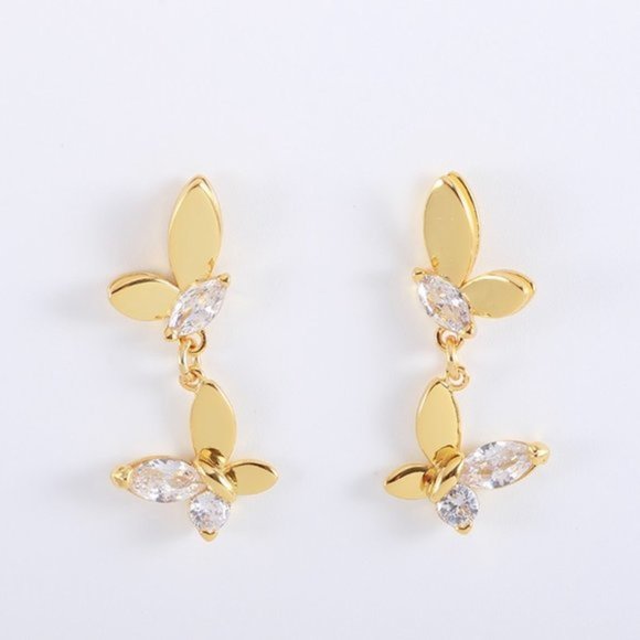 Kate Spade Social Butterfly Drop Earrings - Picture 2 of 2